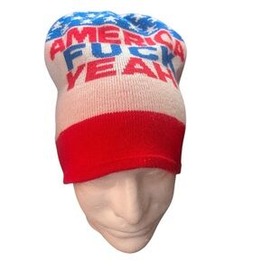 Retro Y2K Spencer’s America Fu*k Yeah beanie
